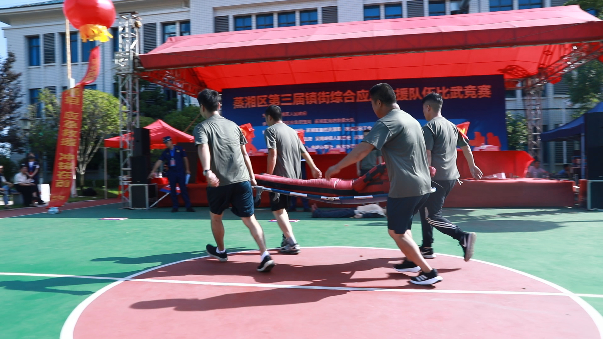 高溫“烤”驗下，蒸湘區(qū)這場應(yīng)急比武競賽戰(zhàn)斗值拉滿！