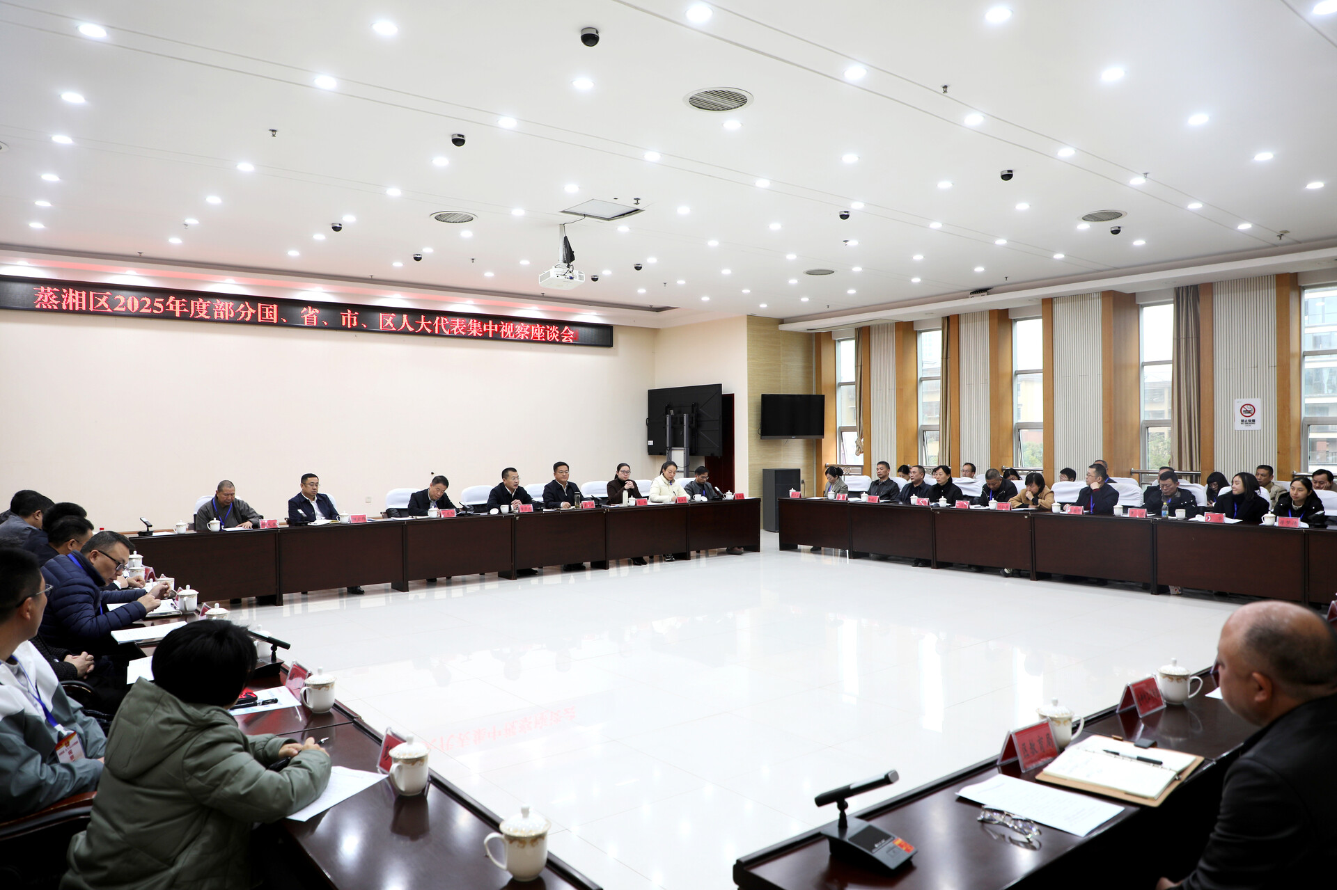 四级人大代表“沉浸式”视察  共绘蒸湘高质量发展新图景