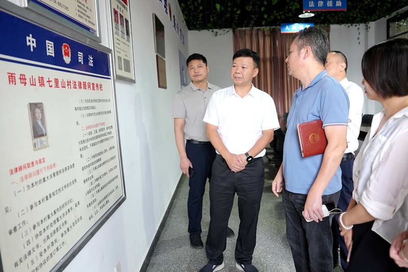 区人大常委会开展全区社区矫正与法治乡村建设工作专题视察