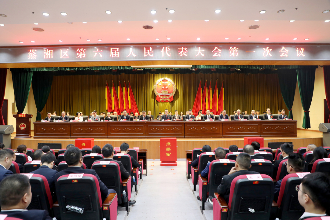 直击两会现场｜蒸湘区第六届人民代表大会第一次会议召开第二次全体会议